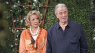 Victor (Eric Braeden) will move heaven and earth to keep Nikki (Melody Thomas Scott) safe on The Young and the Restless | Image: JPI